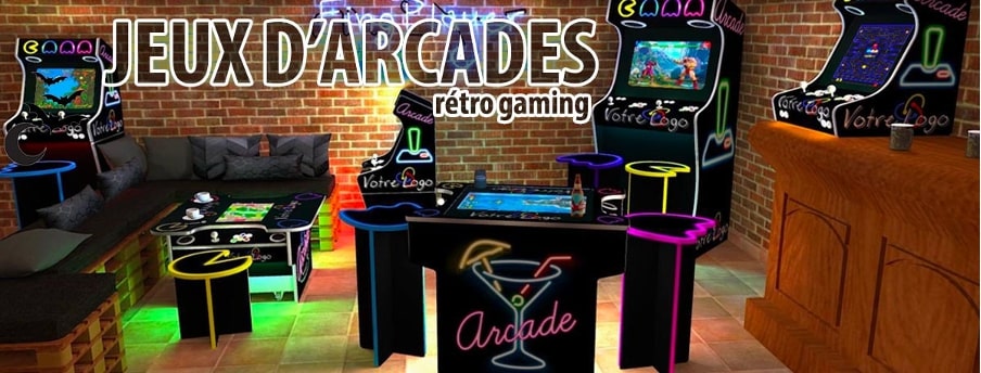 La location de jeux d'arcade ou rétrogaming, une idée d'animation originale pour fêtes ses 50 ans